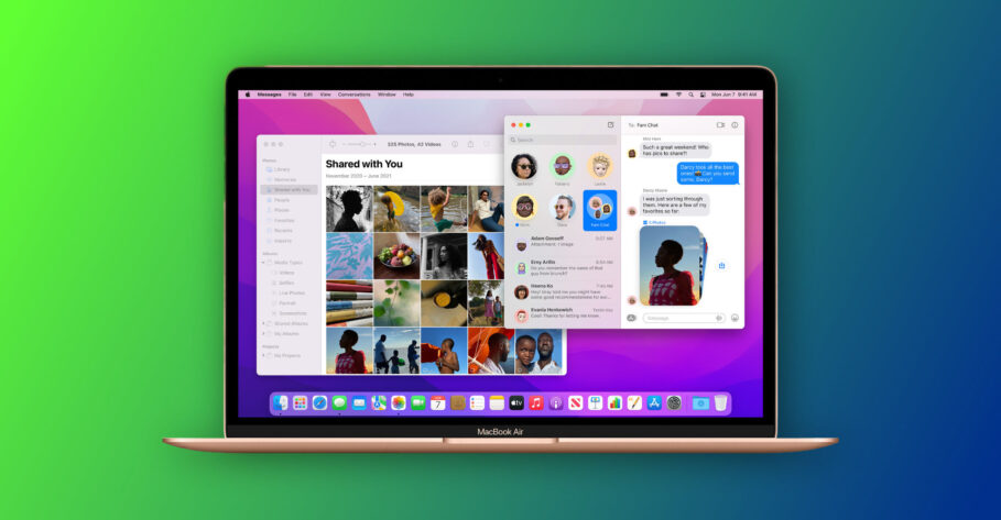 Shared With You in macOS Monterey and iOS 15