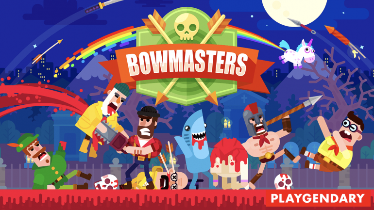 Bowmasters multiplayer game review.