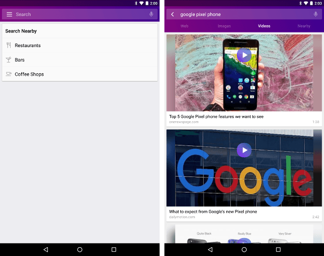 Yahoo Search for Android